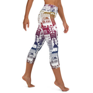 Radiant City - Yoga Capri Leggings