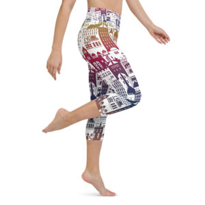 Radiant City - Yoga Capri Leggings