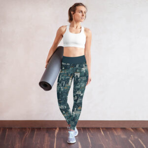 City Blues - Athletic Yoga Leggings