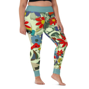 Floral Fiesta - Athletic Yoga Leggings