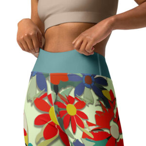 Floral Fiesta - Athletic Yoga Leggings