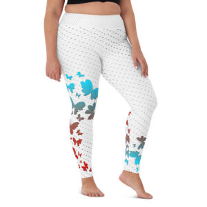 Graceful Flutter - Athletic Yoga Leggings