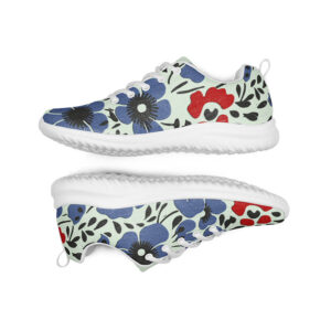 Blue Daisies - Women’s Athletic Shoes