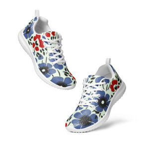 Blue Daisies - Women’s Athletic Shoes