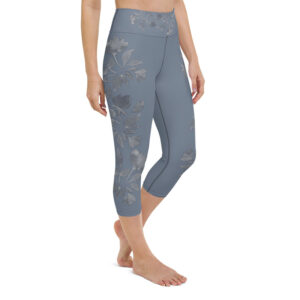 Bluebell Whisper - Yoga Capri Leggings