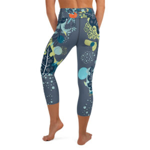 Leaf Drops - Yoga Capri Leggings